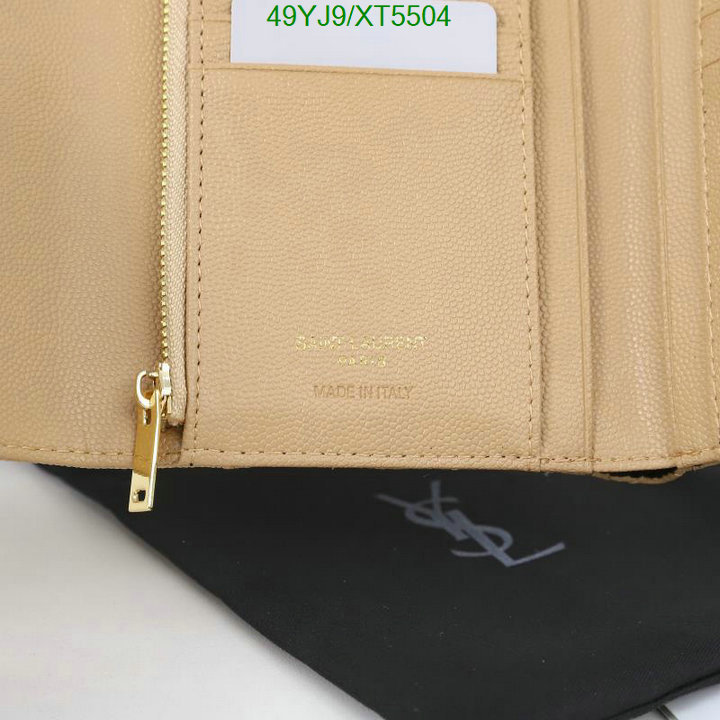 YSL-Wallet-4A Quality, Code: XT5504,$: 49USD