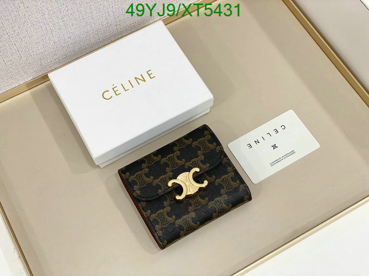 CELINE-Wallet-4A Quality, Code: XT5431,$: 49USD