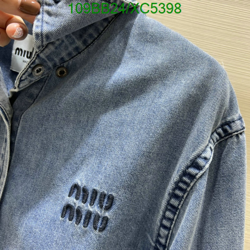 MIUMIU-Clothing, Code: XC5398,$: 109USD