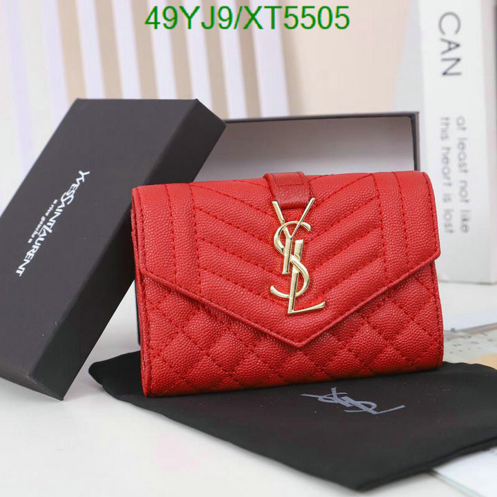 YSL-Wallet-4A Quality, Code: XT5505,$: 49USD