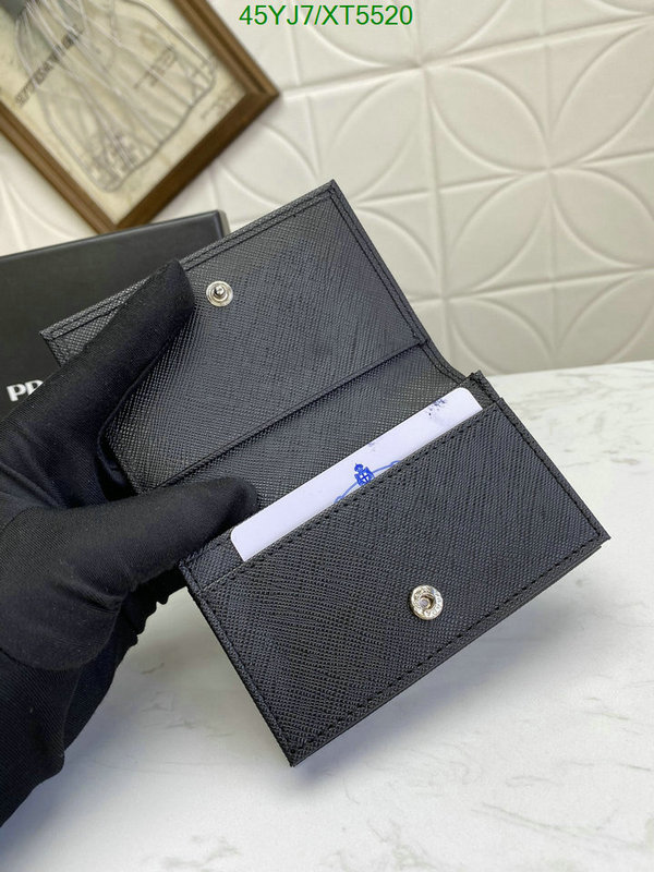 Prada-Wallet-4A Quality, Code: XT5520,$: 45USD