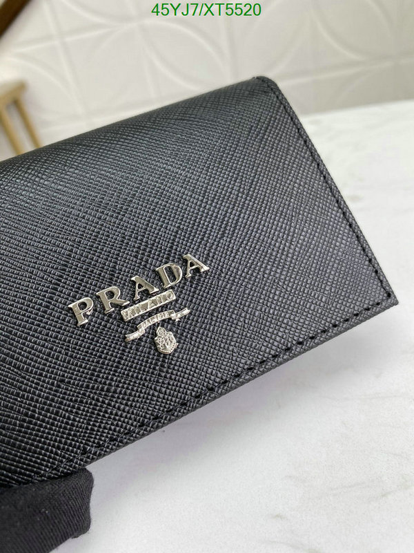 Prada-Wallet-4A Quality, Code: XT5520,$: 45USD