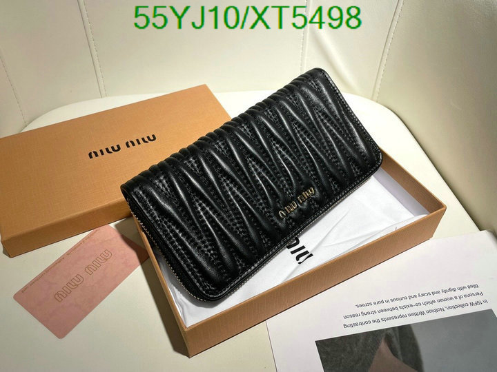 Miu Miu-Wallet-4A Quality, Code: XT5498,$: 55USD