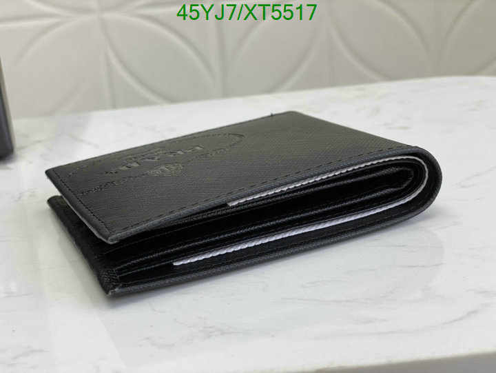 Prada-Wallet-4A Quality, Code: XT5517,$: 45USD