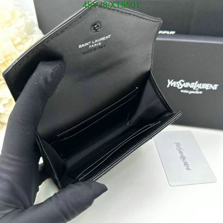 YSL-Wallet-4A Quality, Code: XT5501,$: 45USD