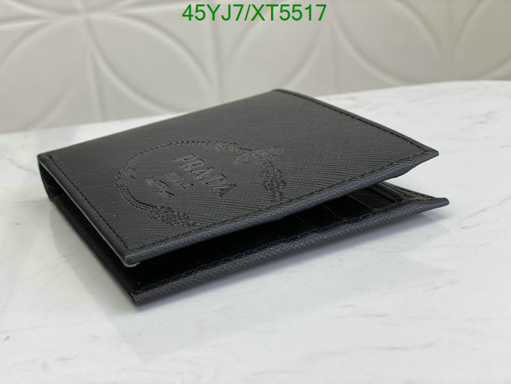 Prada-Wallet-4A Quality, Code: XT5517,$: 45USD