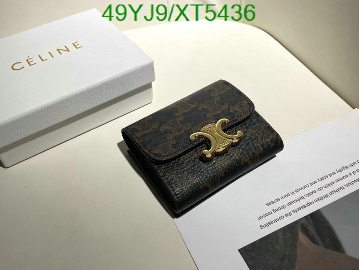 CELINE-Wallet-4A Quality, Code: XT5436,$: 49USD