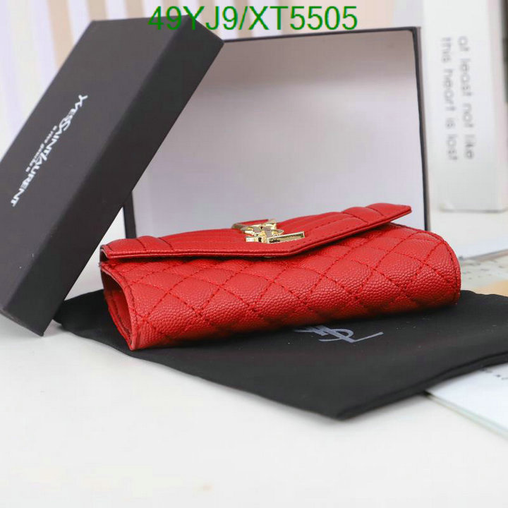 YSL-Wallet-4A Quality, Code: XT5505,$: 49USD