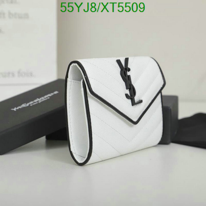 YSL-Wallet-4A Quality, Code: XT5509,$: 55USD