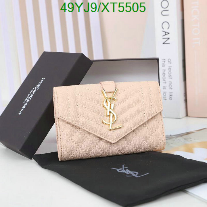 YSL-Wallet-4A Quality, Code: XT5505,$: 49USD