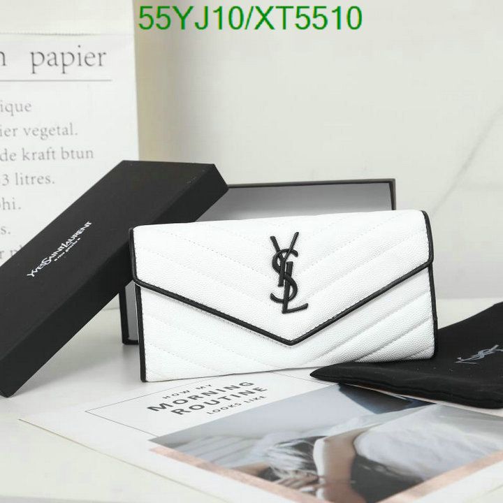 YSL-Wallet-4A Quality, Code: XT5510,$: 55USD