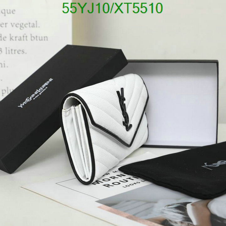 YSL-Wallet-4A Quality, Code: XT5510,$: 55USD