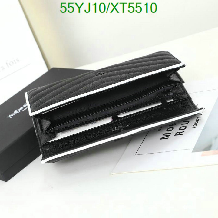YSL-Wallet-4A Quality, Code: XT5510,$: 55USD
