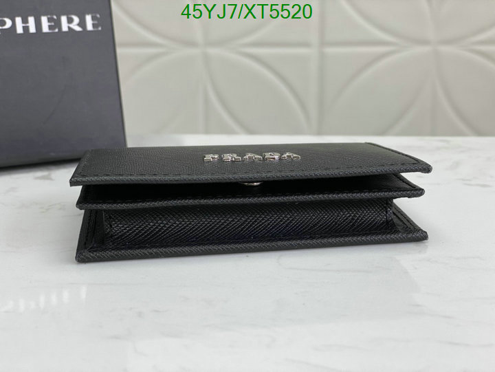 Prada-Wallet-4A Quality, Code: XT5520,$: 45USD