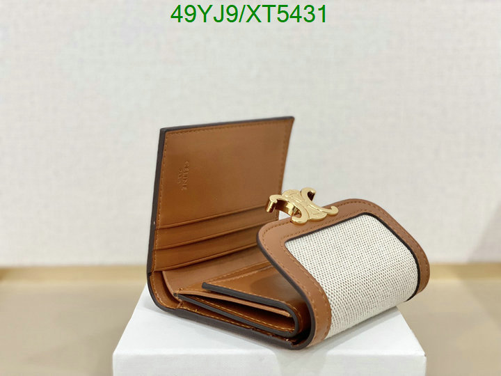 CELINE-Wallet-4A Quality, Code: XT5431,$: 49USD