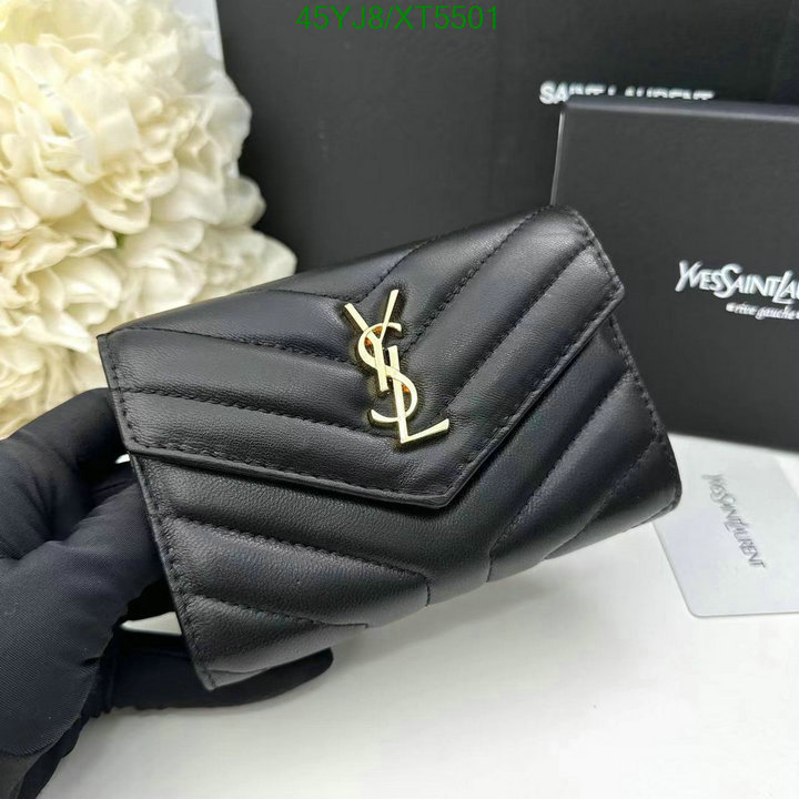 YSL-Wallet-4A Quality, Code: XT5501,$: 45USD