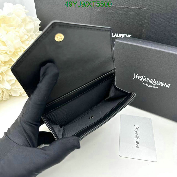 YSL-Wallet-4A Quality, Code: XT5500,$: 49USD