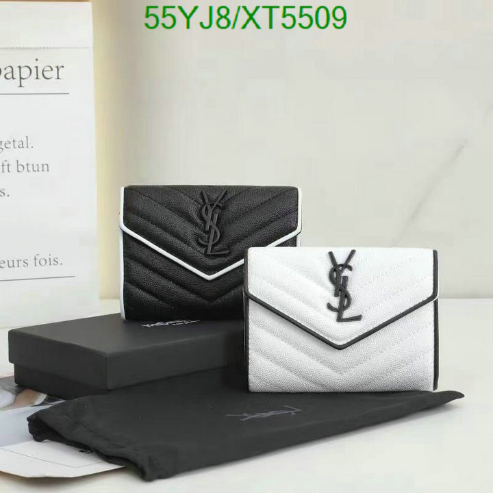 YSL-Wallet-4A Quality, Code: XT5509,$: 55USD