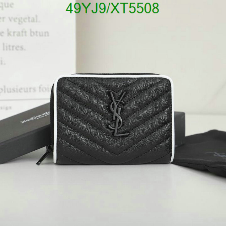 YSL-Wallet-4A Quality, Code: XT5508,$: 49USD