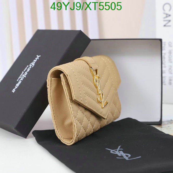 YSL-Wallet-4A Quality, Code: XT5505,$: 49USD