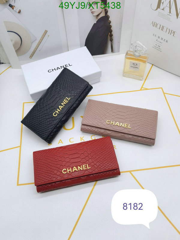 Chanel-Wallet(4A), Code: XT5438,$: 49USD