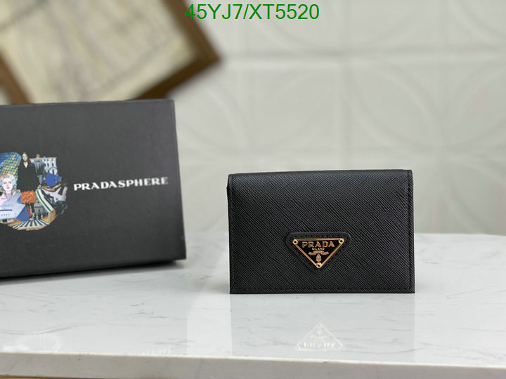 Prada-Wallet-4A Quality, Code: XT5520,$: 45USD