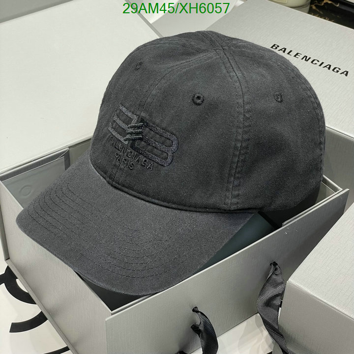 Balenciaga-Cap (Hat), Code: XH6057,$: 29USD