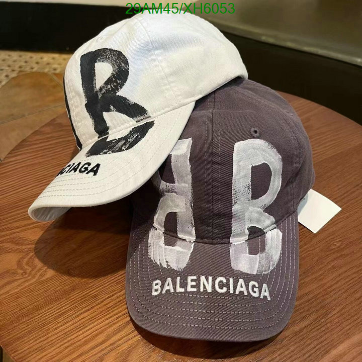 Balenciaga-Cap (Hat), Code: XH6053,$: 29USD