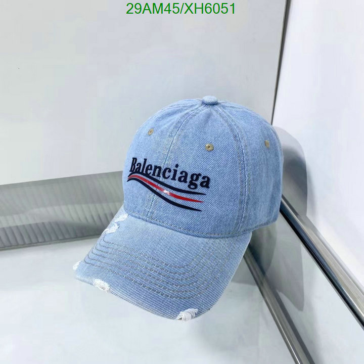 Balenciaga-Cap (Hat), Code: XH6051,$: 29USD