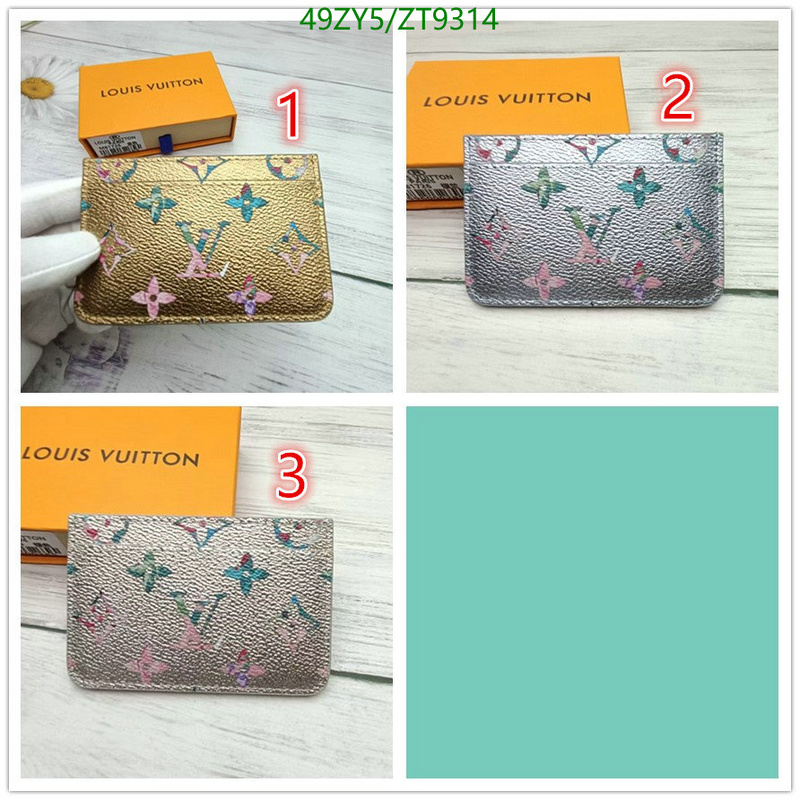 Wallet-LV Bags(4A) Code: ZT9314 $: 49USD