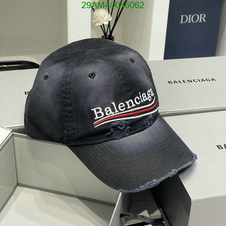 Balenciaga-Cap (Hat), Code: XH6062,$: 29USD