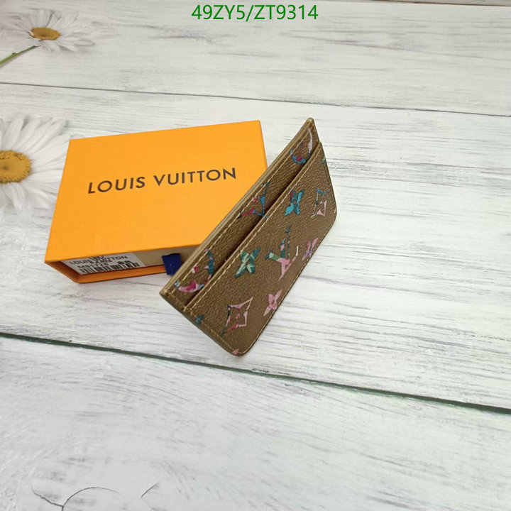 Wallet-LV Bags(4A) Code: ZT9314 $: 49USD