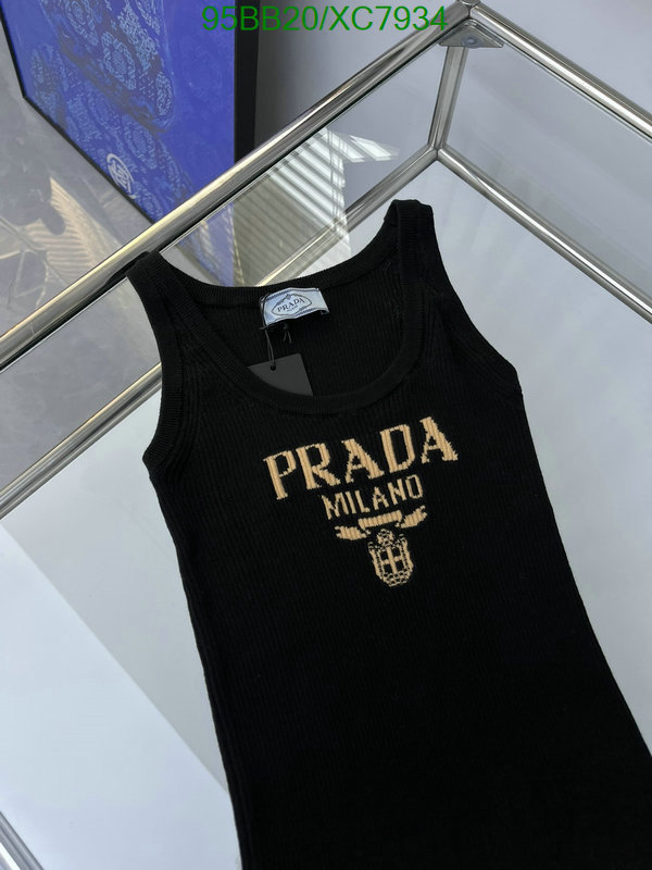 Prada-Clothing Code: XC7934 $: 95USD