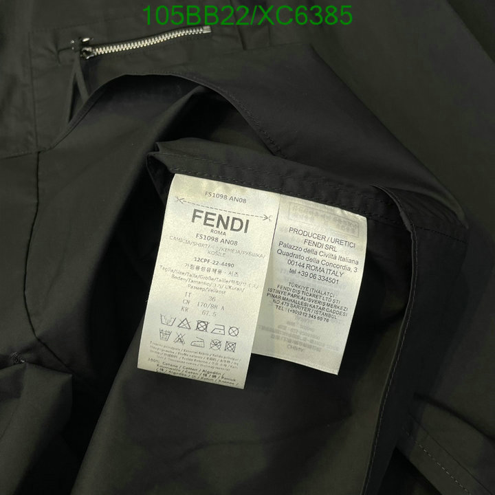 Fendi-Clothing, Code: XC6385,$: 105USD