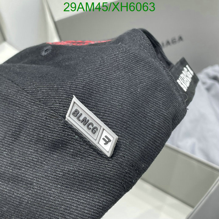 Balenciaga-Cap (Hat), Code: XH6063,$: 29USD