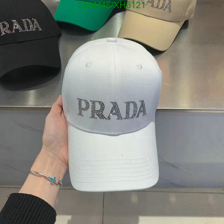 Prada-Cap (Hat), Code: XH6121,$: 29USD