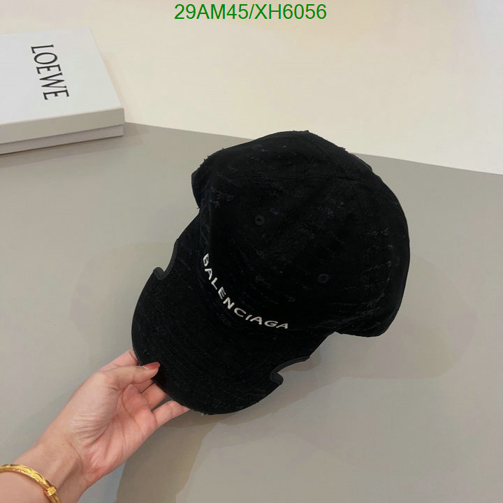 Balenciaga-Cap (Hat), Code: XH6056,$: 29USD