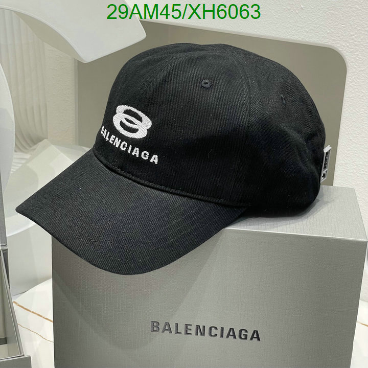 Balenciaga-Cap (Hat), Code: XH6063,$: 29USD