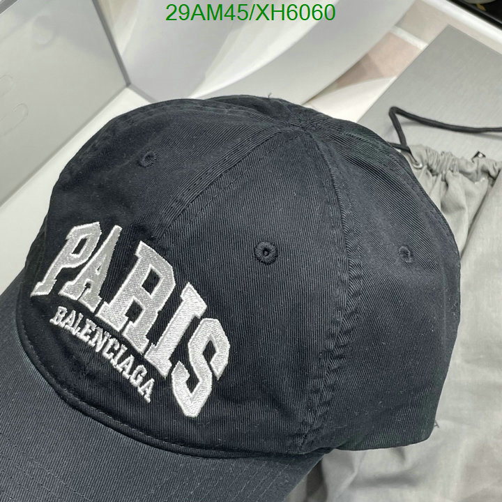 Balenciaga-Cap (Hat), Code: XH6060,$: 29USD