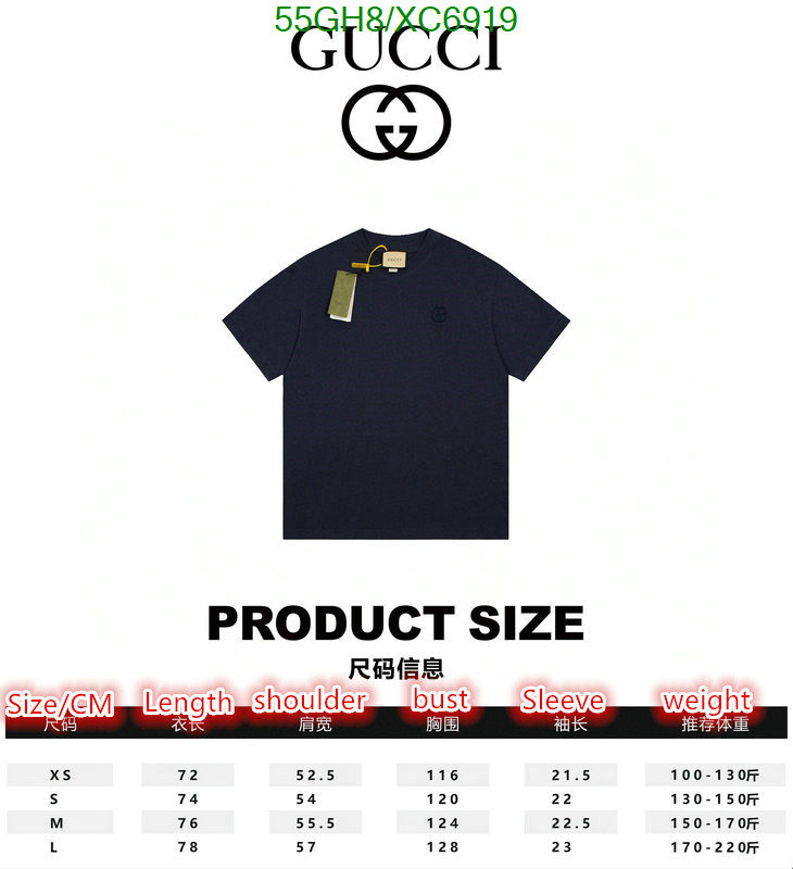 Gucci-Clothing Code: XC6919 $: 55USD