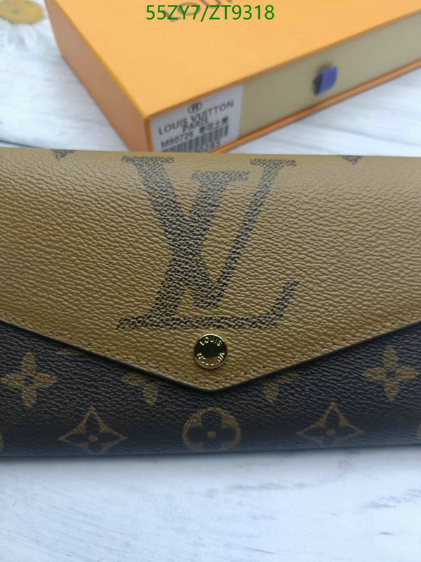 Wallet-LV Bags(4A) Code: ZT9318 $: 55USD