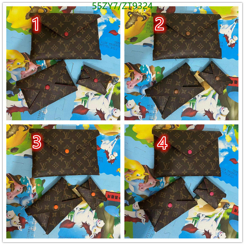 Wallet-LV Bags(4A) Code: ZT9324 $: 55USD