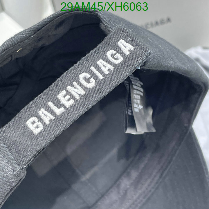 Balenciaga-Cap (Hat), Code: XH6063,$: 29USD