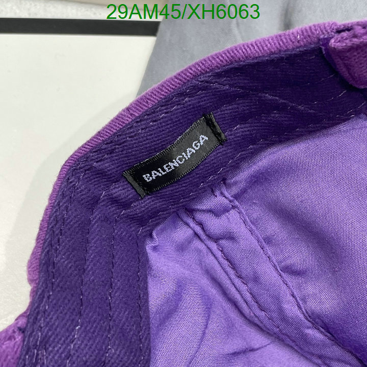 Balenciaga-Cap (Hat), Code: XH6063,$: 29USD