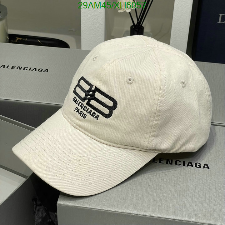 Balenciaga-Cap (Hat), Code: XH6057,$: 29USD