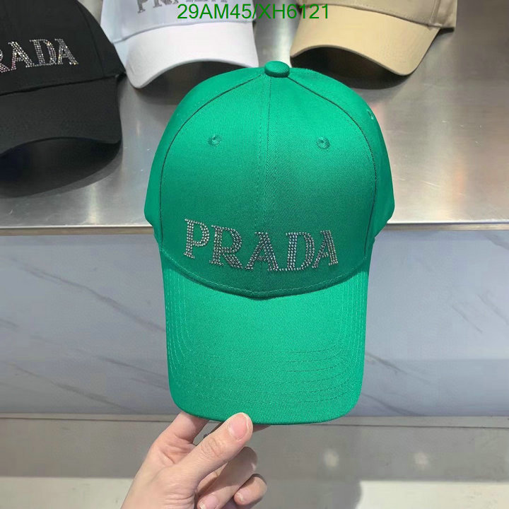 Prada-Cap (Hat), Code: XH6121,$: 29USD