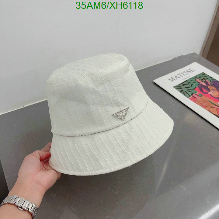 Prada-Cap (Hat), Code: XH6118,$: 35USD