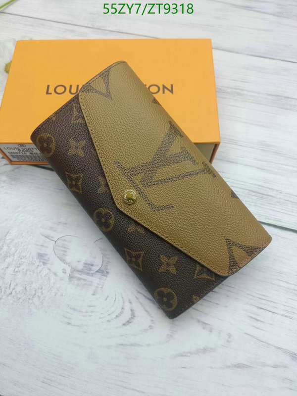 Wallet-LV Bags(4A) Code: ZT9318 $: 55USD