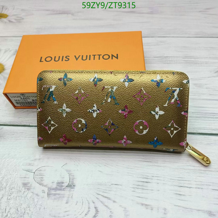 Wallet-LV Bags(4A) Code: ZT9315 $: 59USD