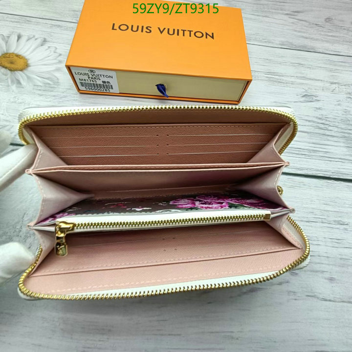 Wallet-LV Bags(4A) Code: ZT9315 $: 59USD